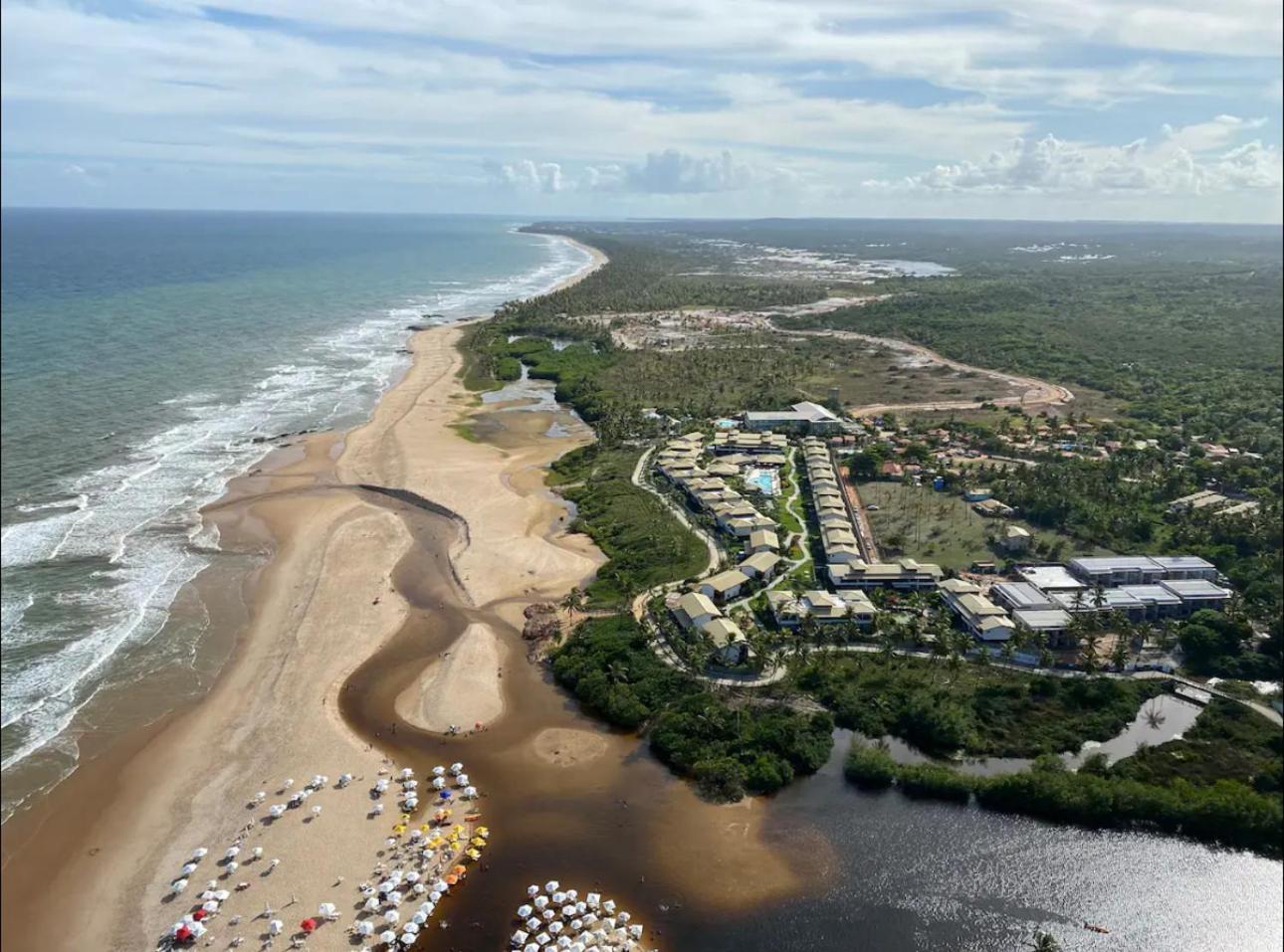 Апартаменти Maravilhoso Garden Imbassai Pe Na Areia Bahia Litoral Екстер'єр фото